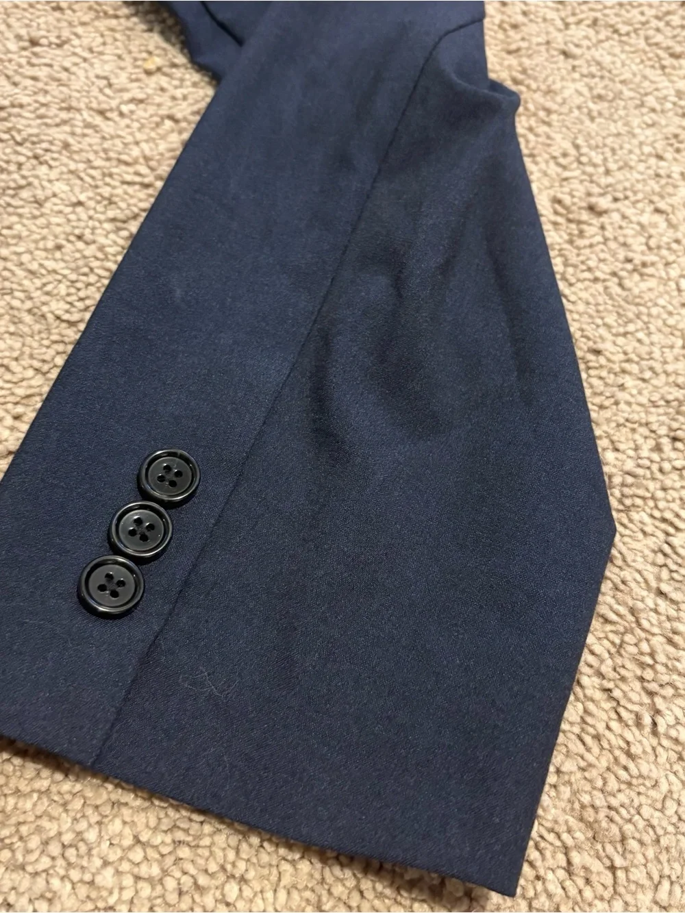 J. Crew Men's Thompson Performance Travel Navy Two-Button Sport Coat